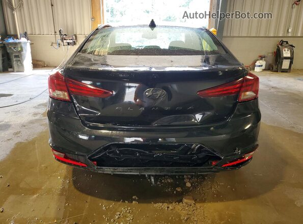 5NPD84LF7LH537747 2020 HYUNDAI ELANTRA Black უკანა ხედი