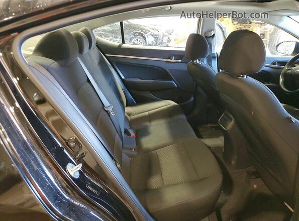 5NPD84LF7LH537747 2020 HYUNDAI ELANTRA Black უკანა სავარძლების ხედი