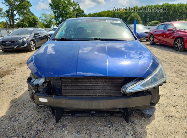 5NPD84LF7LH542656 2020 HYUNDAI ELANTRA Blue წინა ხედი