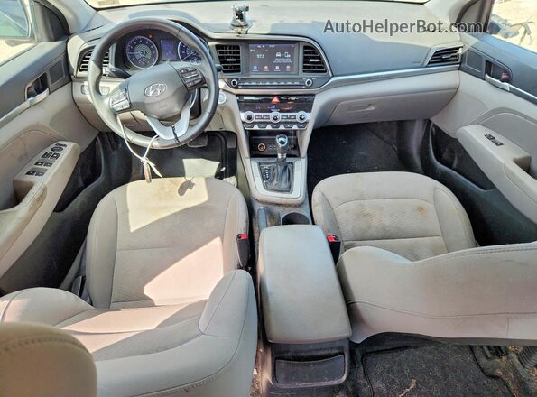 5NPD84LF7LH542656 2020 HYUNDAI ELANTRA Blue წინა პანელის ხედი