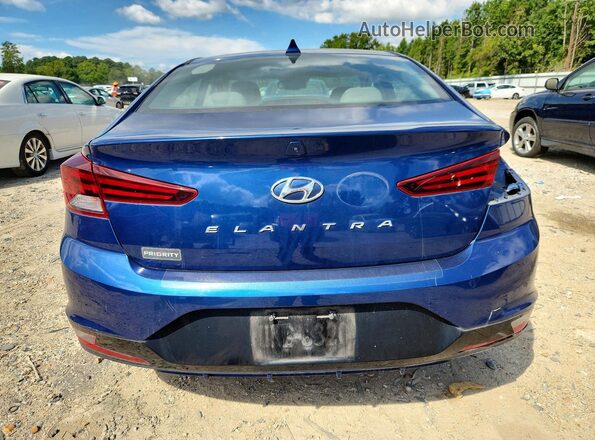 5NPD84LF7LH542656 2020 HYUNDAI ELANTRA Blue უკანა ხედი