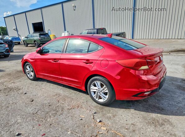 5NPD84LF7LH551731 2020 HYUNDAI ELANTRA Red უკანა მარცხენა