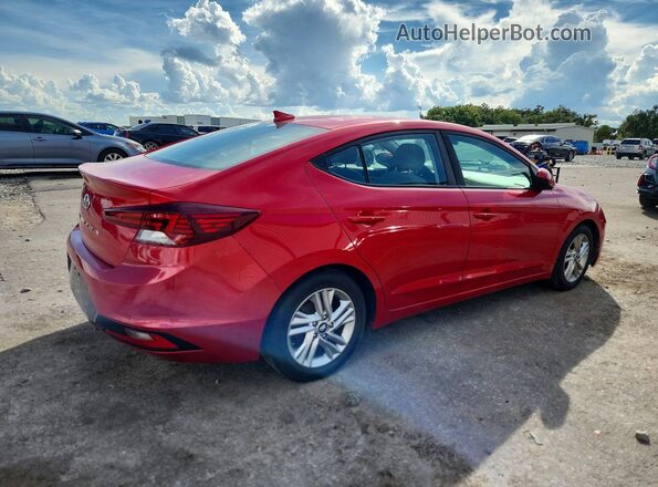5NPD84LF7LH551731 2020 HYUNDAI ELANTRA Red უკანა მარჯვენა