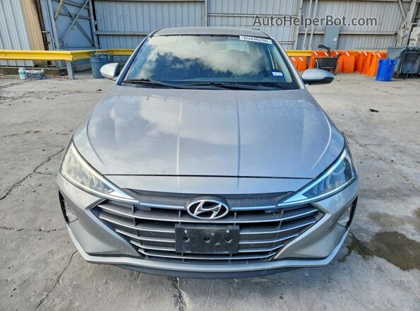 5NPD84LF7LH558923 2020 HYUNDAI ELANTRA Gray Front view