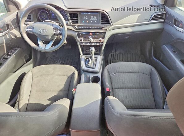 5NPD84LF7LH558923 2020 HYUNDAI ELANTRA Gray Dashboard view