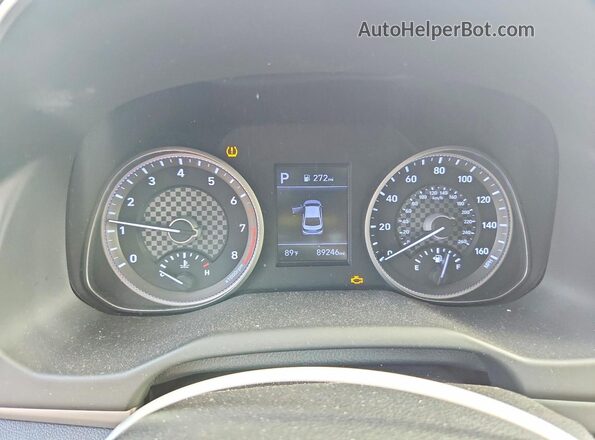 5NPD84LF7LH558923 2020 HYUNDAI ELANTRA Gray Instrument cluster view