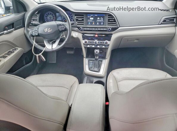 5NPD84LF7LH570490 2020 HYUNDAI ELANTRA Silver Widok deski rozdzielczej