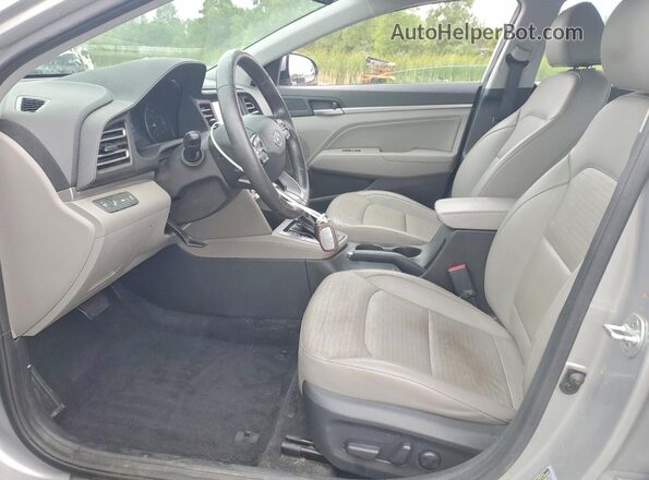 5NPD84LF7LH570490 2020 HYUNDAI ELANTRA Silver Widok wnętrza z przodu