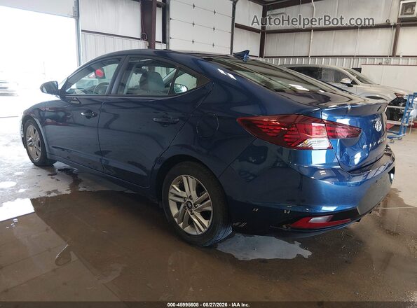 5NPD84LF7LH597821 2020 HYUNDAI ELANTRA Синий Задняя левая четверть