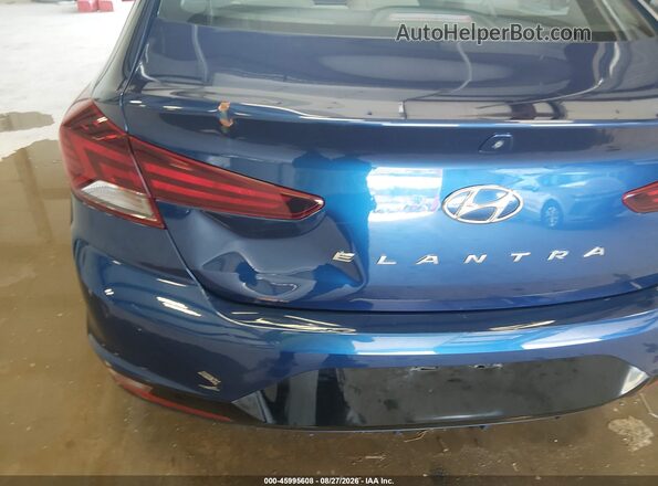 5NPD84LF7LH597821 2020 HYUNDAI ELANTRA Синий Вид спереди