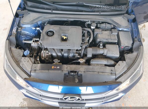 5NPD84LF7LH597821 2020 HYUNDAI ELANTRA Синий Вид сзади