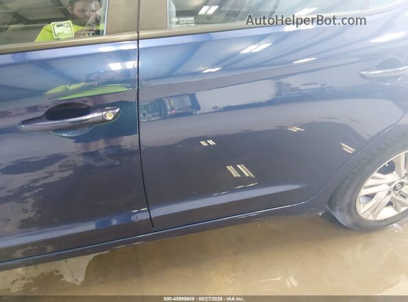 5NPD84LF7LH597821 2020 HYUNDAI ELANTRA Синий Вид щитка приборов