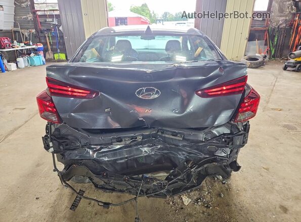 5NPD84LF7LH611278 2020 HYUNDAI ELANTRA Gray Հետևի տեսք