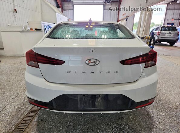 5NPD84LF7LH631448 2020 HYUNDAI ELANTRA White Вид ззаду