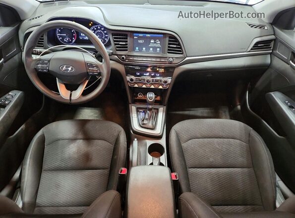 5NPD84LF7LH631448 2020 HYUNDAI ELANTRA White Вид панелі приладів