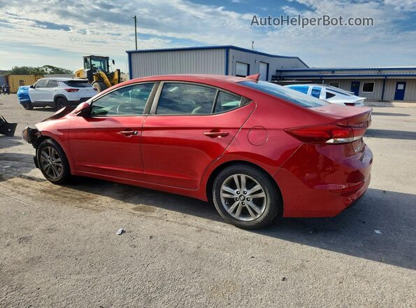 5NPD84LF8HH016169 2017 HYUNDAI ELANTRA Red Trasero izquierdo