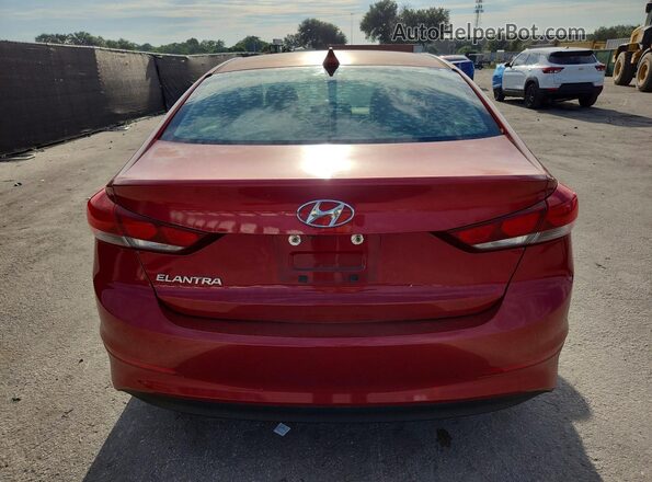 5NPD84LF8HH016169 2017 HYUNDAI ELANTRA Red Vista trasera