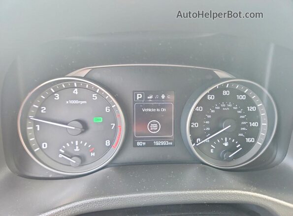 5NPD84LF8HH056882 2017 HYUNDAI ELANTRA White Вид щитка приладів