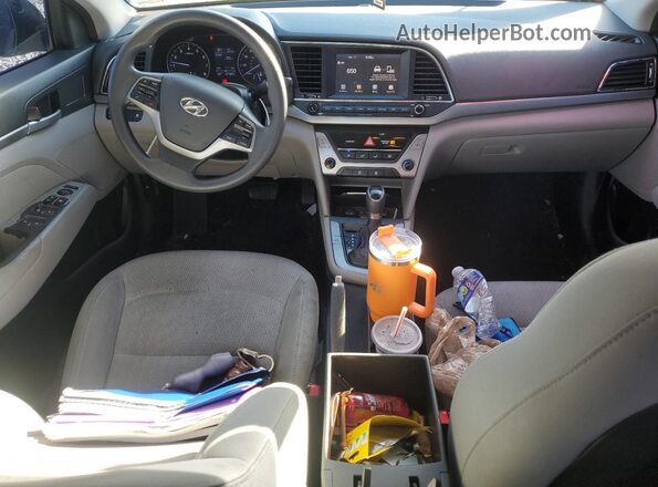 5NPD84LF8HH058518 2017 HYUNDAI ELANTRA Black Вид панелі приладів