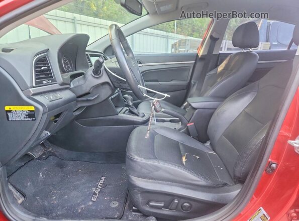 5NPD84LF8HH107877 2017 HYUNDAI ELANTRA Red Սալոնի դիմացի տեսք