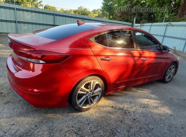 5NPD84LF8HH107877 2017 HYUNDAI ELANTRA Red Հետևի աջ