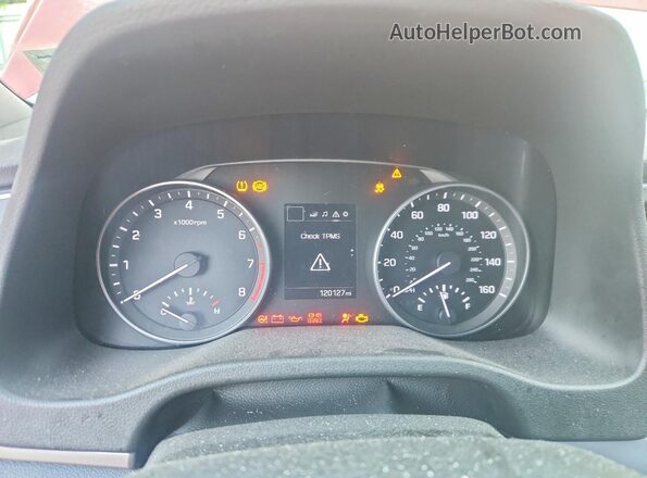 5NPD84LF8HH107877 2017 HYUNDAI ELANTRA Red Սարքավորումների վահանակի տեսք
