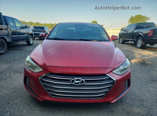 5NPD84LF8HH107877 2017 HYUNDAI ELANTRA Red Դիմացի տեսք