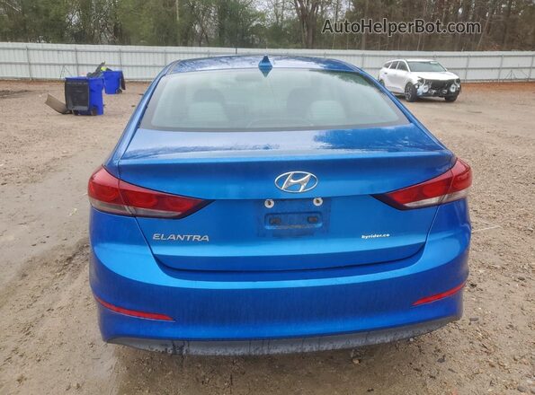 5NPD84LF8HH146839 2017 HYUNDAI ELANTRA Blue უკანა ხედი