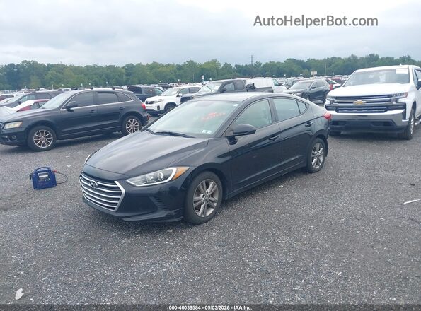 5NPD84LF8HH168386 2017 HYUNDAI ELANTRA Black Передня ліва чверть