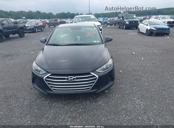 5NPD84LF8HH168386 2017 HYUNDAI ELANTRA Black Вид щитка приладів