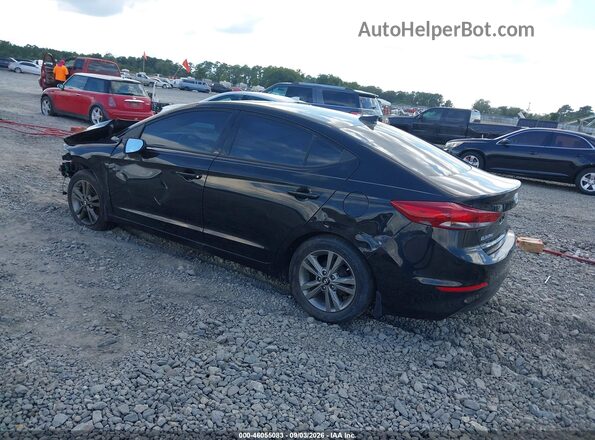 5NPD84LF8HH209664 2017 HYUNDAI ELANTRA Черный Задняя левая четверть