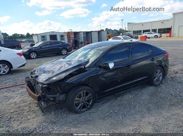 5NPD84LF8HH209664 2017 HYUNDAI ELANTRA Черный Передняя левая четверть