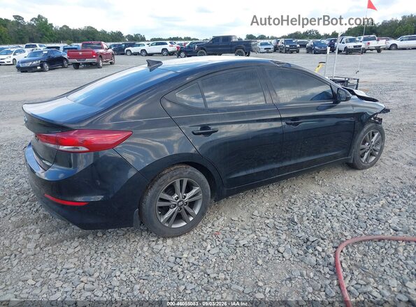 5NPD84LF8HH209664 2017 HYUNDAI ELANTRA Черный Задняя правая четверть