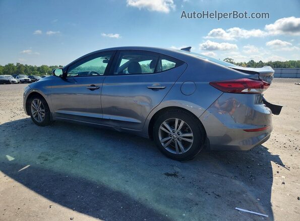 5NPD84LF8JH250043 2018 HYUNDAI ELANTRA Gray უკანა მარცხენა