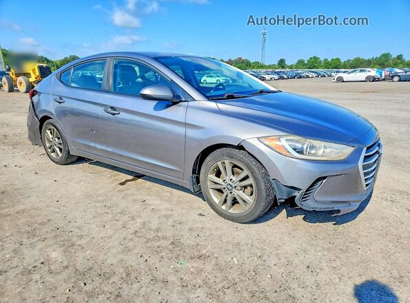 5NPD84LF8JH250043 2018 HYUNDAI ELANTRA Gray წინა მარჯვენა