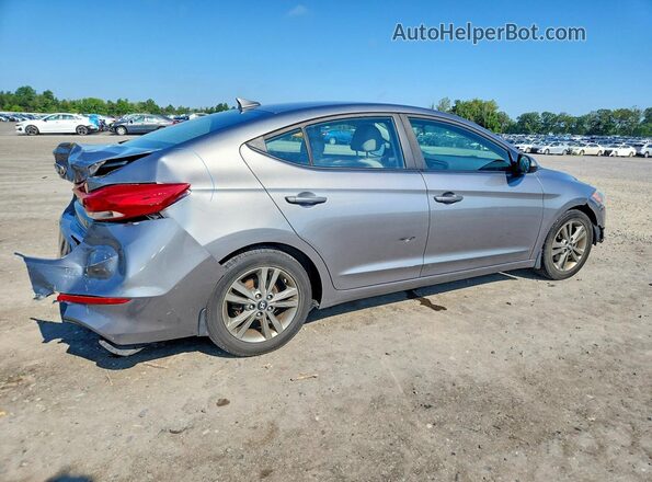 5NPD84LF8JH250043 2018 HYUNDAI ELANTRA Gray უკანა მარჯვენა
