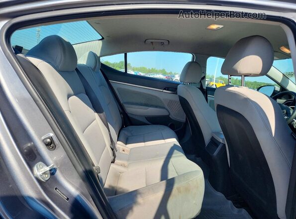 5NPD84LF8JH250043 2018 HYUNDAI ELANTRA Gray უკანა სავარძლების ხედი