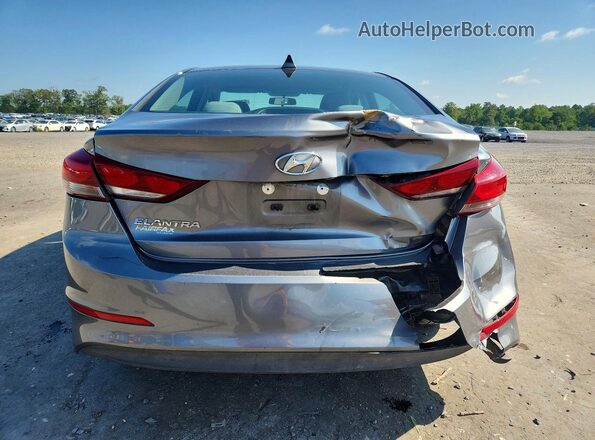 5NPD84LF8JH250043 2018 HYUNDAI ELANTRA Gray უკანა ხედი