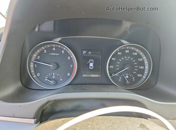 5NPD84LF8JH250043 2018 HYUNDAI ELANTRA Gray ხელსაწყოთა პანელის ხედი