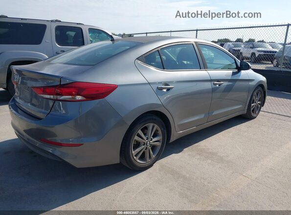 5NPD84LF8JH315795 2018 HYUNDAI ELANTRA Gray Trasero derecho