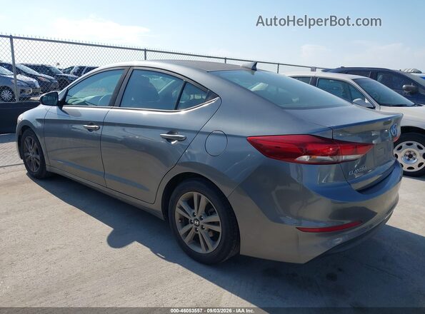 5NPD84LF8JH315795 2018 HYUNDAI ELANTRA Gray Trasero izquierdo