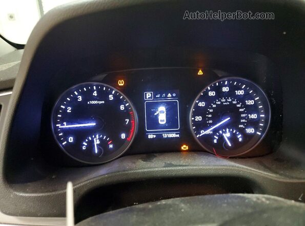 5NPD84LF8JH337134 2018 HYUNDAI ELANTRA Black Widok zestawu wskaźników