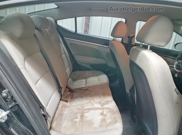 5NPD84LF8JH337134 2018 HYUNDAI ELANTRA Black Widok tylnych siedzeń