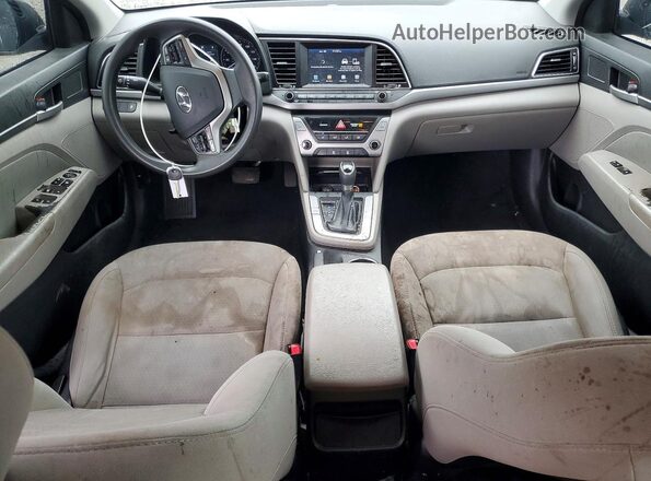 5NPD84LF8JH337134 2018 HYUNDAI ELANTRA Black Widok deski rozdzielczej