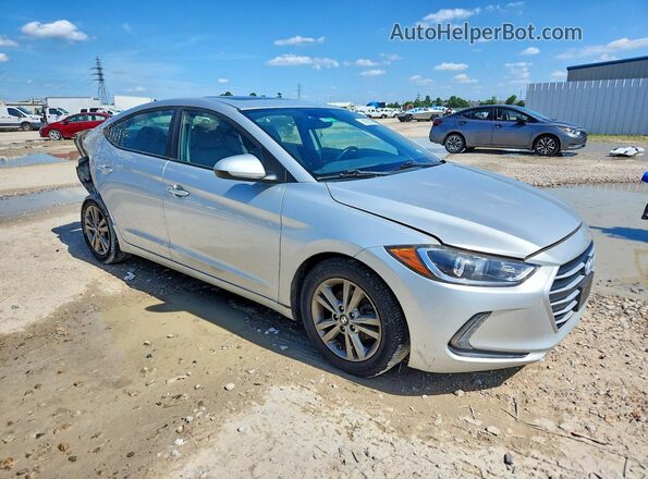 5NPD84LF8JH344052 2018 HYUNDAI ELANTRA Silver Front right
