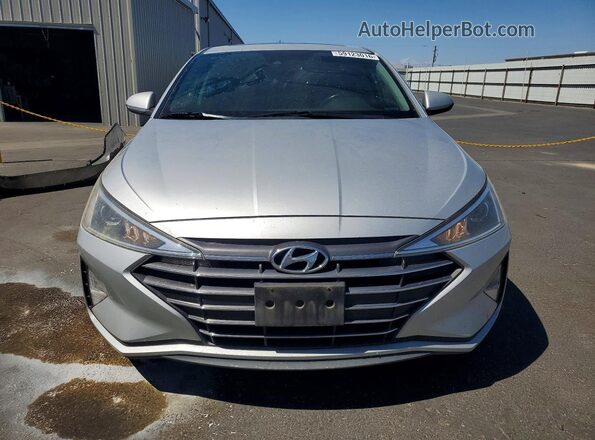 5NPD84LF8KH417325 2019 HYUNDAI ELANTRA Silver წინა ხედი