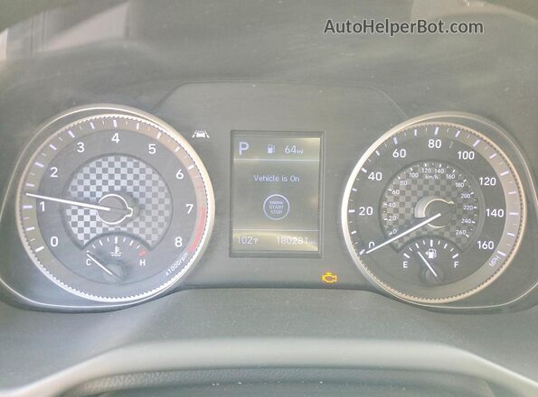 5NPD84LF8KH417325 2019 HYUNDAI ELANTRA Silver ხელსაწყოთა პანელის ხედი