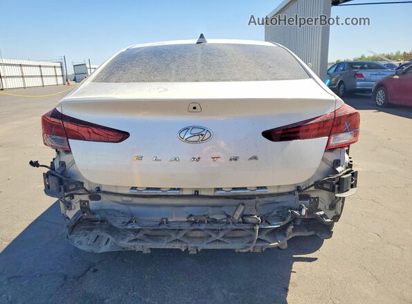 5NPD84LF8KH417325 2019 HYUNDAI ELANTRA Silver უკანა ხედი
