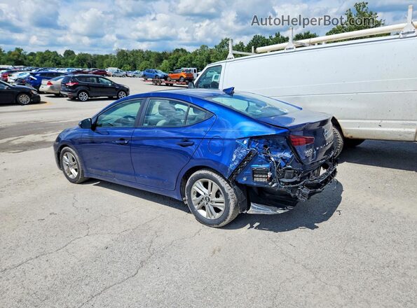 5NPD84LF8KH420998 2019 HYUNDAI ELANTRA Синий Задняя левая четверть
