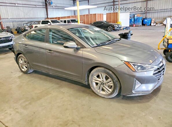 5NPD84LF8KH475922 2019 HYUNDAI ELANTRA Gray წინა მარჯვენა